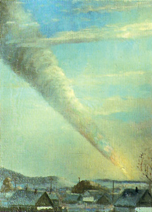 Chute de la M�t�orite - Agrandir