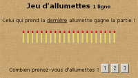 Go Allumette 1 ligne